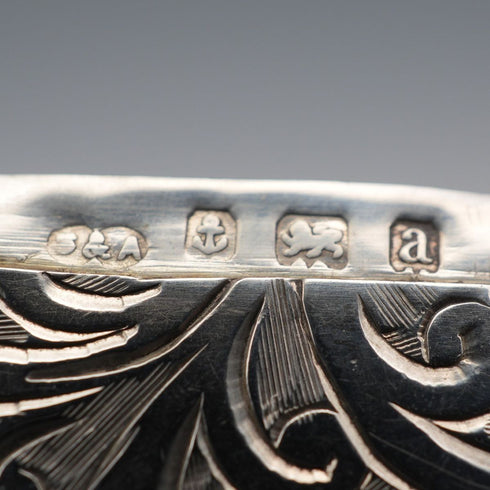 1900 English Antique Sterling Silver Vesta Case 22g S&A