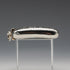 1901 British Antique Sterling Silver Curved Vesta Case for Left-Handed Users 38g Hilliard & Thomason