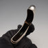 1901 British Antique Sterling Silver Curved Vesta Case for Left-Handed Users 38g Hilliard & Thomason