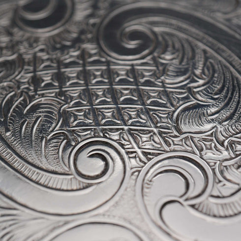 British Vintage Silver Plate Oval Dish by Barker Ellis