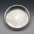 Vintage Silver-Plated Small Round Gallery Tray, 23cm Diameter