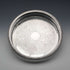 Vintage Silver-Plated Small Round Gallery Tray, 23cm Diameter