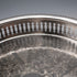 Vintage Silver-Plated Small Round Gallery Tray, 23cm Diameter