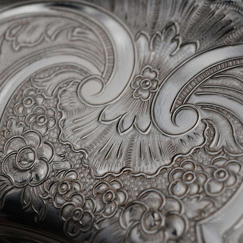 English Vintage Silverplate Oval Dish by Mappin&Webb, Excellent Condition with Original Box