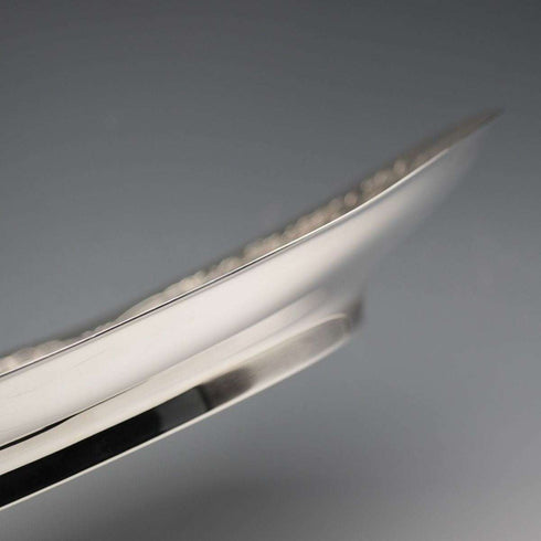 English Vintage Silverplate Oval Dish by Mappin&Webb, Excellent Condition with Original Box