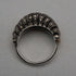 Vintage Sterling Silver & Marcasite Cluster Ring (Japan size 17)