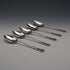 1960 UK Vintage Sterling Silver Teaspoon Set of 5, Total 63g, Turner & Simpson