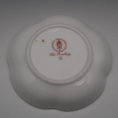 1977年 英国 ロイヤルクラウンダービー 「オールドエイビスベリー」 ボーンチャイナ 小皿 直径145mm