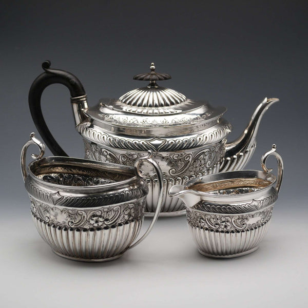 約1900年 英國古董鍍銀茶具 Walker&Hall
