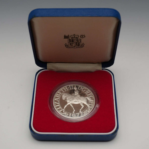 英国 記念銀貨 エリザベス2世女王 戴冠25周年 RoyalMint ケース・説明書付