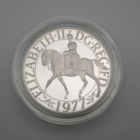 英国 記念銀貨 エリザベス2世女王 戴冠25周年 RoyalMint ケース・説明書付