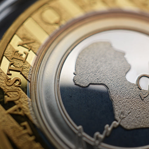 英國 2 英鎊紀念銀幣 珍·奧斯汀逝世 200 週年 Royal Mint 附保護盒及說明書