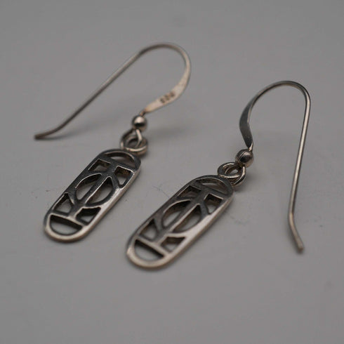 英国ヴィンテージ レニー・マッキントシュスタイル 純銀製ネックレス&ピアス Kit Heath