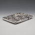 1904 English Antique Embossed Sterling Silver Card Case 62g L&W