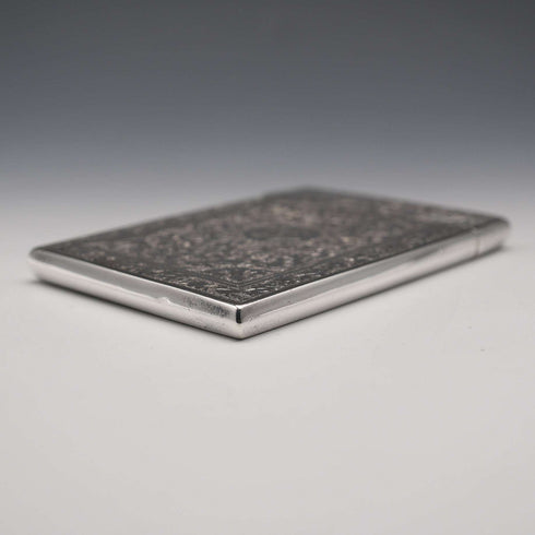1882年 英国アンティーク 純銀製カードケース 56g Deakin&Francis Ltd