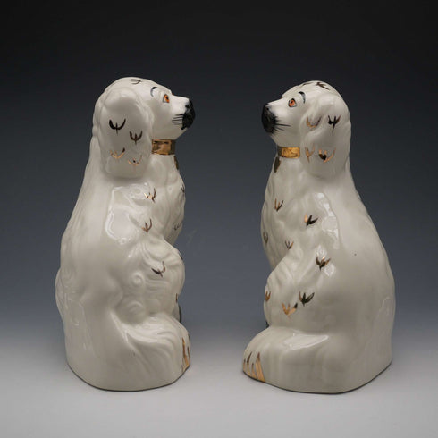 英國古董 Beswick 貝斯維克 斯塔福德郡犬 1378-5 高20公分