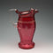 UK Vintage Victorian Cranberry Glass Enamel Decorated Jug
