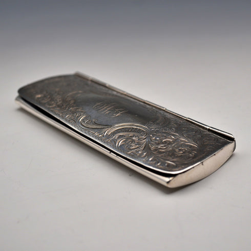 1907年 英国アンティーク 純銀製メガネケース メガネセット White & Reynolds