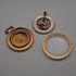 1950年頃 ヴィンテージ スイス Renis 懐中時計 金張り 薄型オープンフェース 動作良好