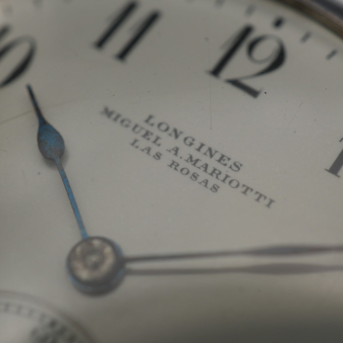 1907年頃 アンティーク ロンジン 懐中時計 レリーフ彫刻 銀側ハンター