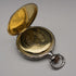 Circa 1907 Antique Longines Pocket Watch, Relief Engraved Silver Hunter Case, Good Working Condition