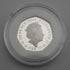 United Kingdom Beatrix Potter 150th Anniversary "Peter Rabbit" 50 Pence Commemorative Silver Coin Royal Mint, with Case and Booklet 00981