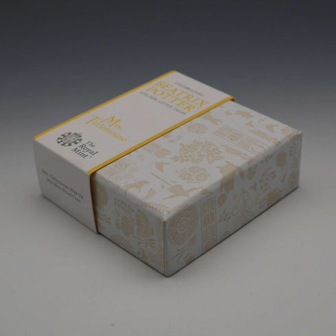 英国 ビアトリクス・ポター 生誕150年記念 「ティトルマウス夫人」50ペンス記念銀貨 RoyalMint ケース・説明書付 26336