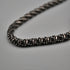 Vintage Sterling Silver 3D Curved Link Necklace 46cm 33g