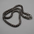 Vintage Sterling Silver 3D Curved Link Necklace 46cm 33g