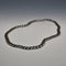 British Vintage Sterling Silver Curb Chain Necklace, 52cm, 66g, with Case