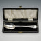 1866 British Antique Solid Silver Christening Spoon, 37g, Cased, Martin, Hall & Co