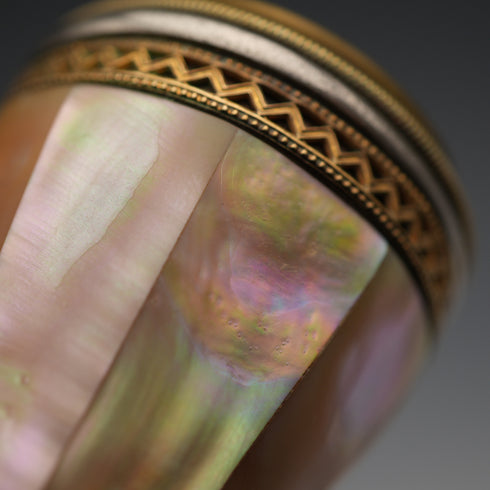 French Antique Mother-of-Pearl Opera Glasses Binoculars Marchand Paris