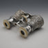 French Antique Silver-tone Floral Bird Motif Opera Glasses Binoculars Lemaire Paris