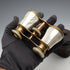 French Antique Mother-of-Pearl Decorated Opera Glasses Binoculars with Case Verdi Paris
