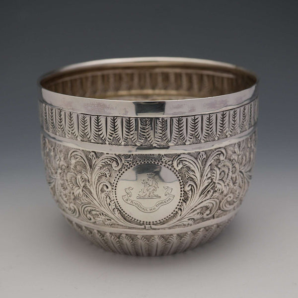 1880年 英国アンティーク 純銀製 ボウル 118g Charles Stuart Harris