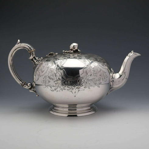 1900年頃 英国アンティーク シルバープレート製 ティー&コーヒーセット Martin&Hal