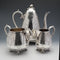 Late 19th Century English Antique Silver Plated Coffee Set by B. Grayson & Son