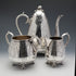 Late 19th Century English Antique Silver Plated Coffee Set by B. Grayson & Son