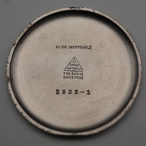 約1950年代 OMEGA 男士機械錶 Ref2503-1 Cal265 黑面 運作良好