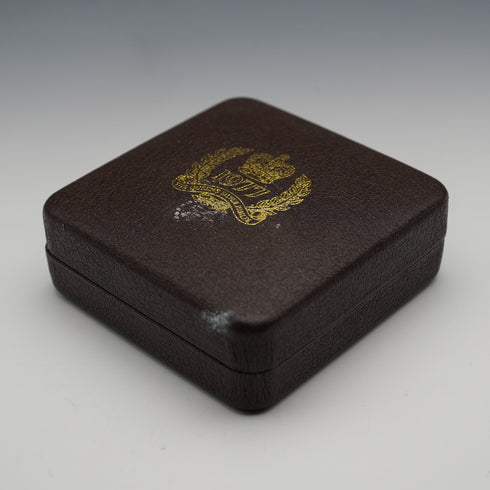 1977年 英国エリザベス2世女王 戴冠25周年 記念銀貨 45g Birmingham Mint ケース付