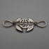 British Vintage Rennie Mackintosh Style Sterling Silver Brooch 7.2g Carrick