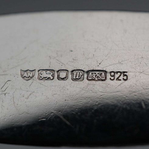 British Vintage Owl Ornament Sterling Silver Bookmark by Ari D Norman