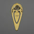 1940s US Vintage Floral Decoration Sterling Silver & Gold Plated Bookmark S. Kirk and Son