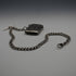 Circa 1900 British Antique Sterling Silver Albert Chain 48g Sterling Silver Vesta Case Fob
