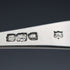 1896 Antique English Sterling Silver Picture-back Teaspoons, Set of 6, Total 84g, by Thomas Bradbury & Sons, Cased
