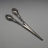 1910 English Antique Sterling Silver Handle Glove Stretchers J&R Griffin