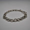 Vintage Decorative Ring Chain Sterling Silver Bracelet 11g