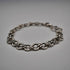 Vintage Decorative Ring Chain Sterling Silver Bracelet 11g