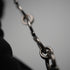 Vintage Decorative Ring Chain Sterling Silver Bracelet 11g