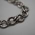Vintage Decorative Ring Chain Sterling Silver Bracelet 11g